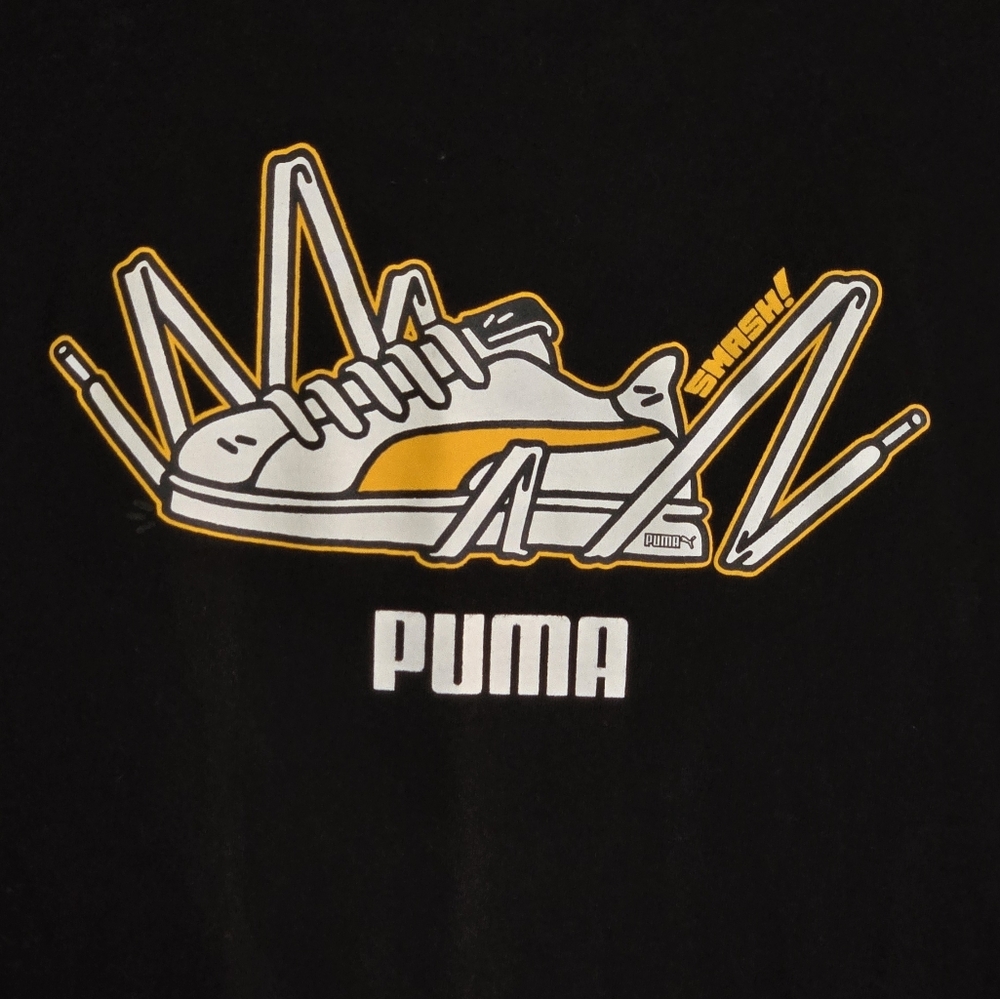 PUMA SNEAKER SMASH BLACK TEE